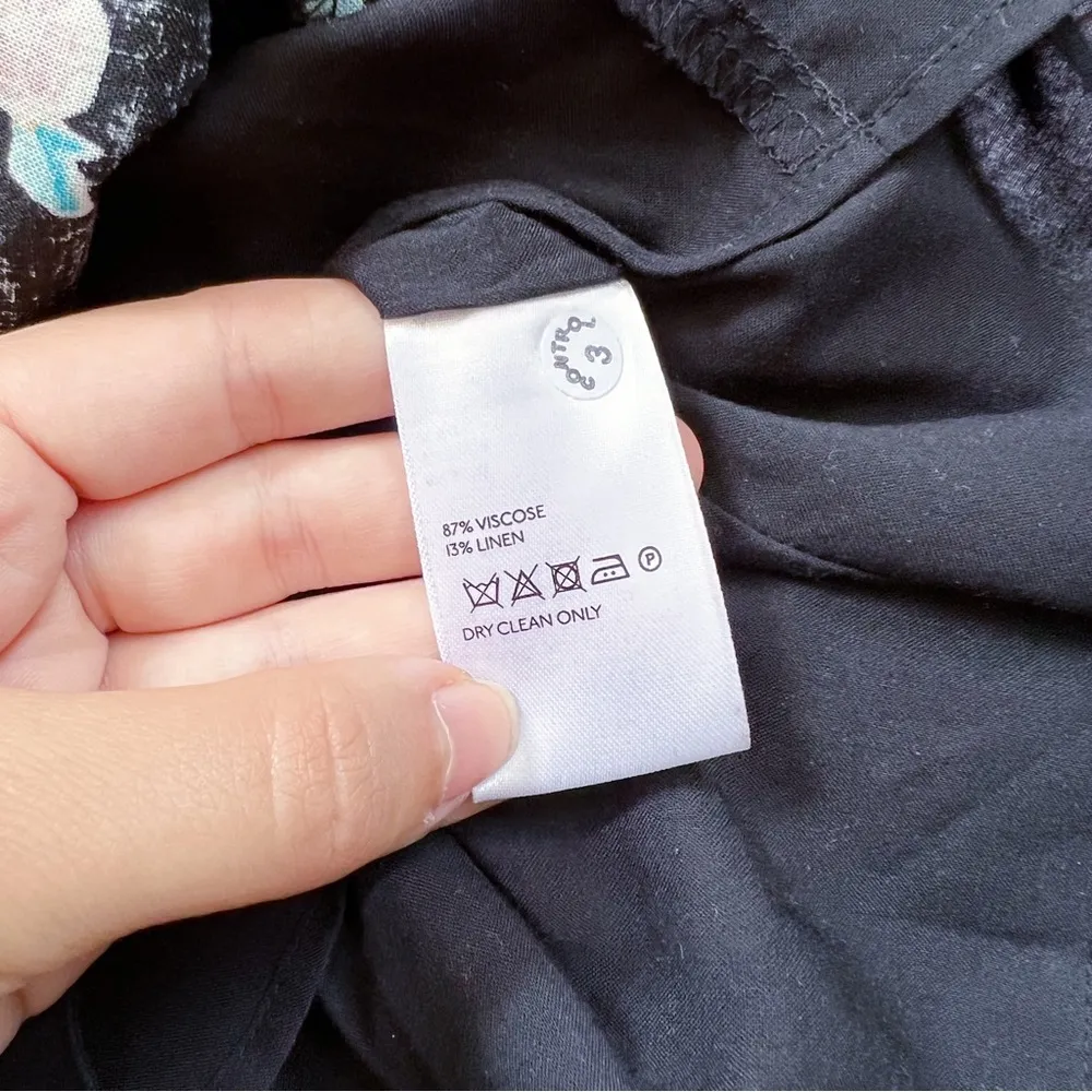 Free People • Like A Lady dress mini black lemon print ruffle cap sleeve - Image 7