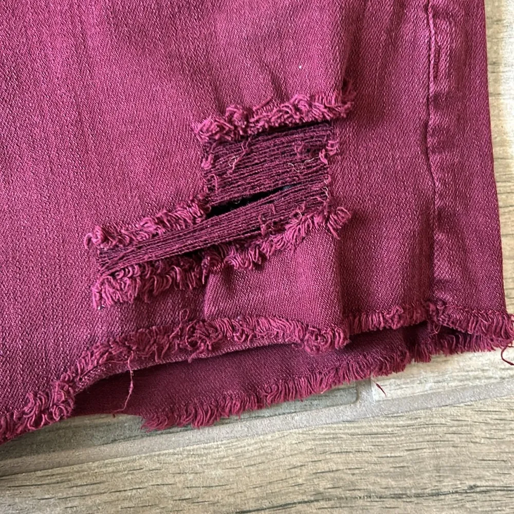 Forever 21  burgundy shorts - Image 2