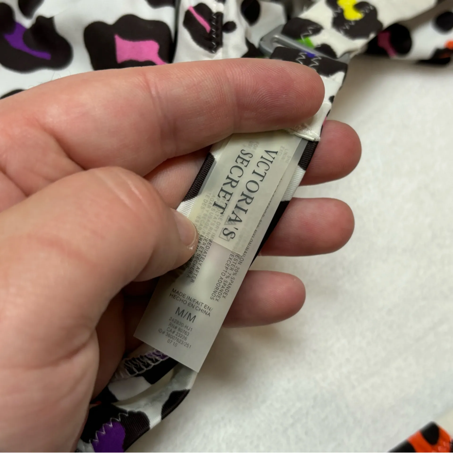 Victoria’s Secret White Leopard Printed Bikini Swimwear Set - Image 5