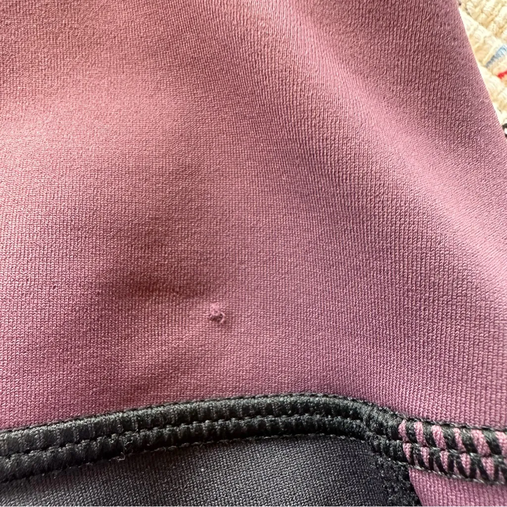 ZYIA active joker light and tight plum purple black leggings size 8 - 10 - Image 8