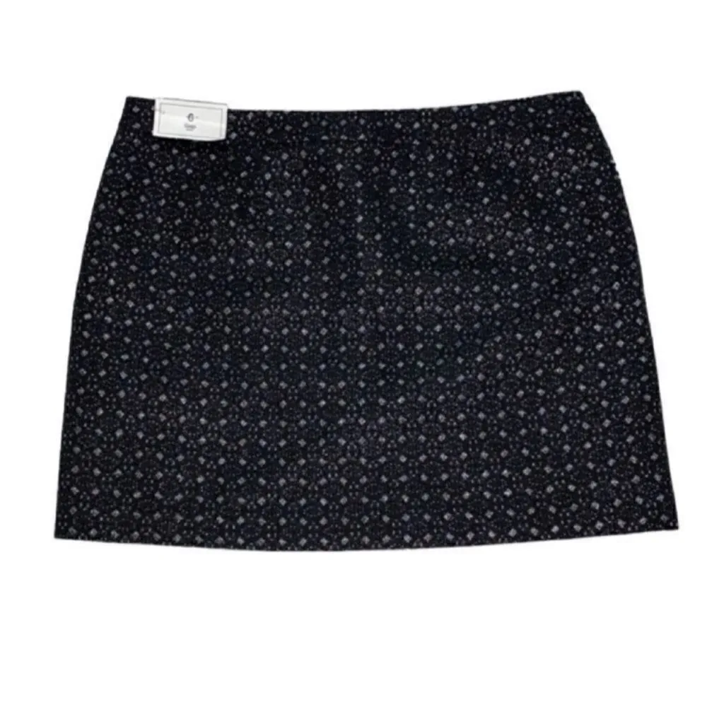 Gap Mini Black & Silver Metallic Skirt(Size 6) - Image 3