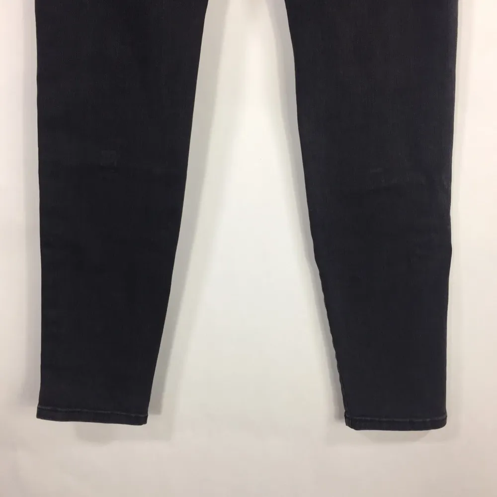 IRO Biba Side-Snap Skinny Jeans Washed Black - Image 14