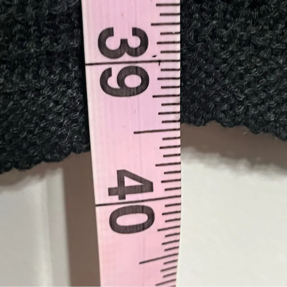 Women’s Ophelia‎ Roe Open Knit Sleeveless Dress Cover Up Size Medium Black - Image 3