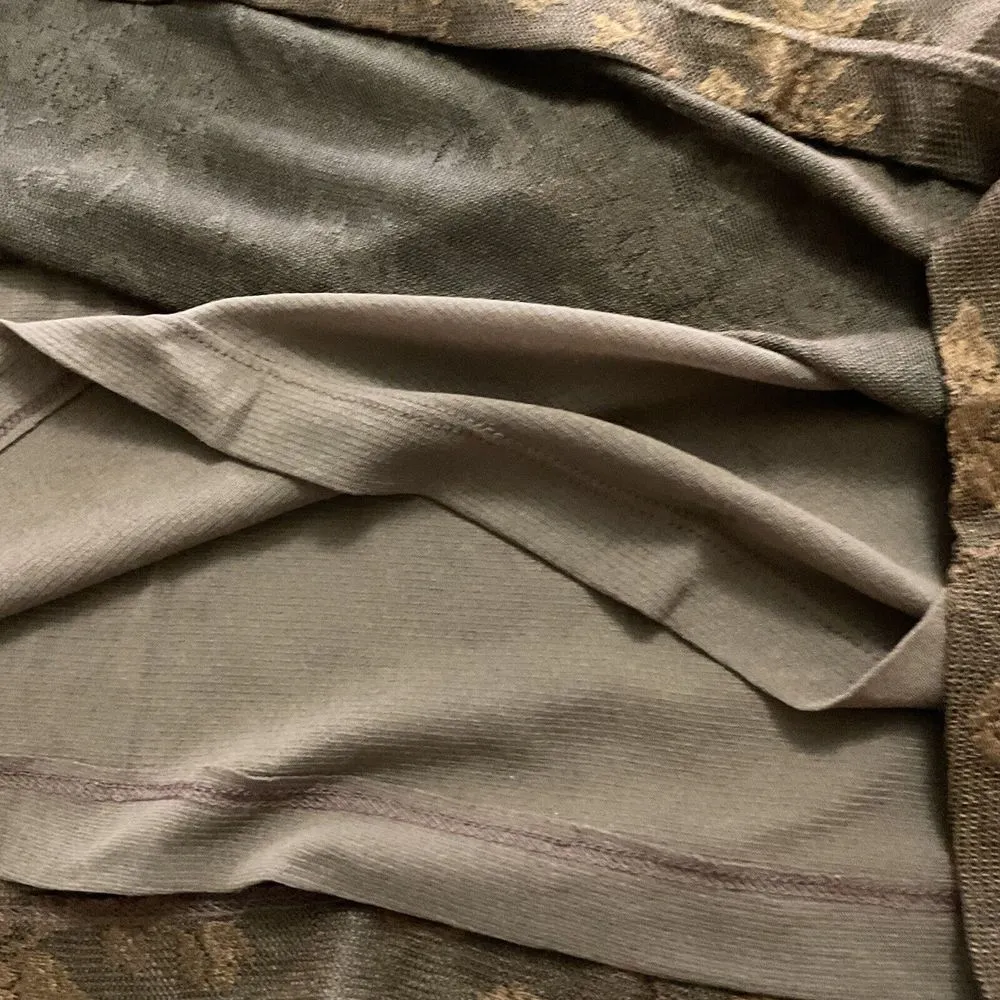 Vintage Carole Little II Brown Lace Short Sleeve Made In USA Top Size 1X New - Image 5