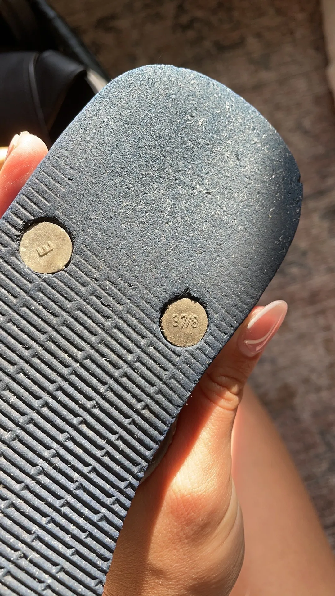 Havaianas Blue & Silver Flip Flops - Image 5