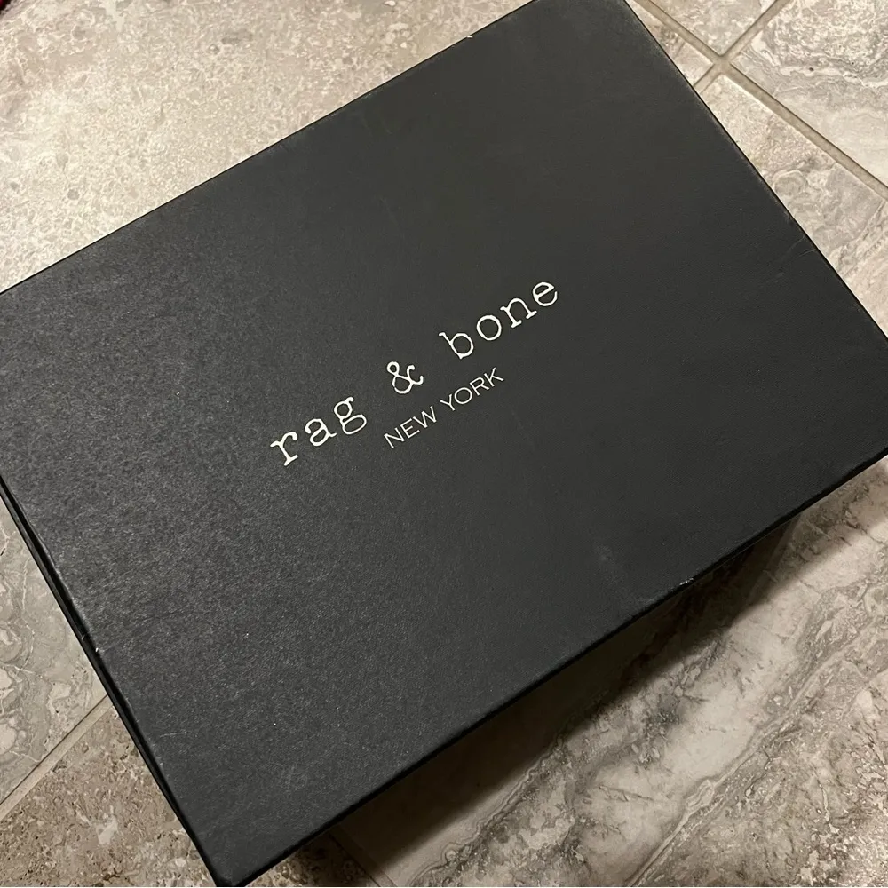 Rag & Bone Newbury Denim Boots in Blue Jean, Size 9.5 New in Box MSRP $495 - Image 7