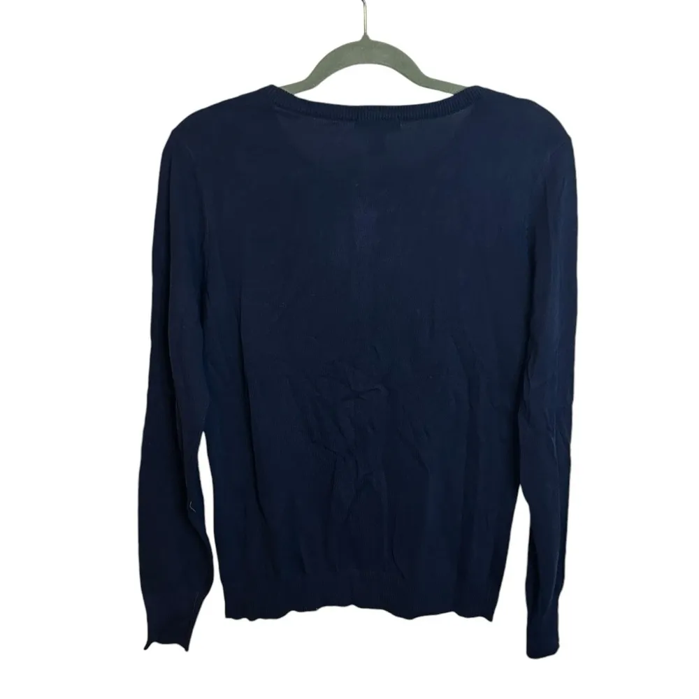 NWT By Design Navy Blue Preppy Cardigan - Image 2
