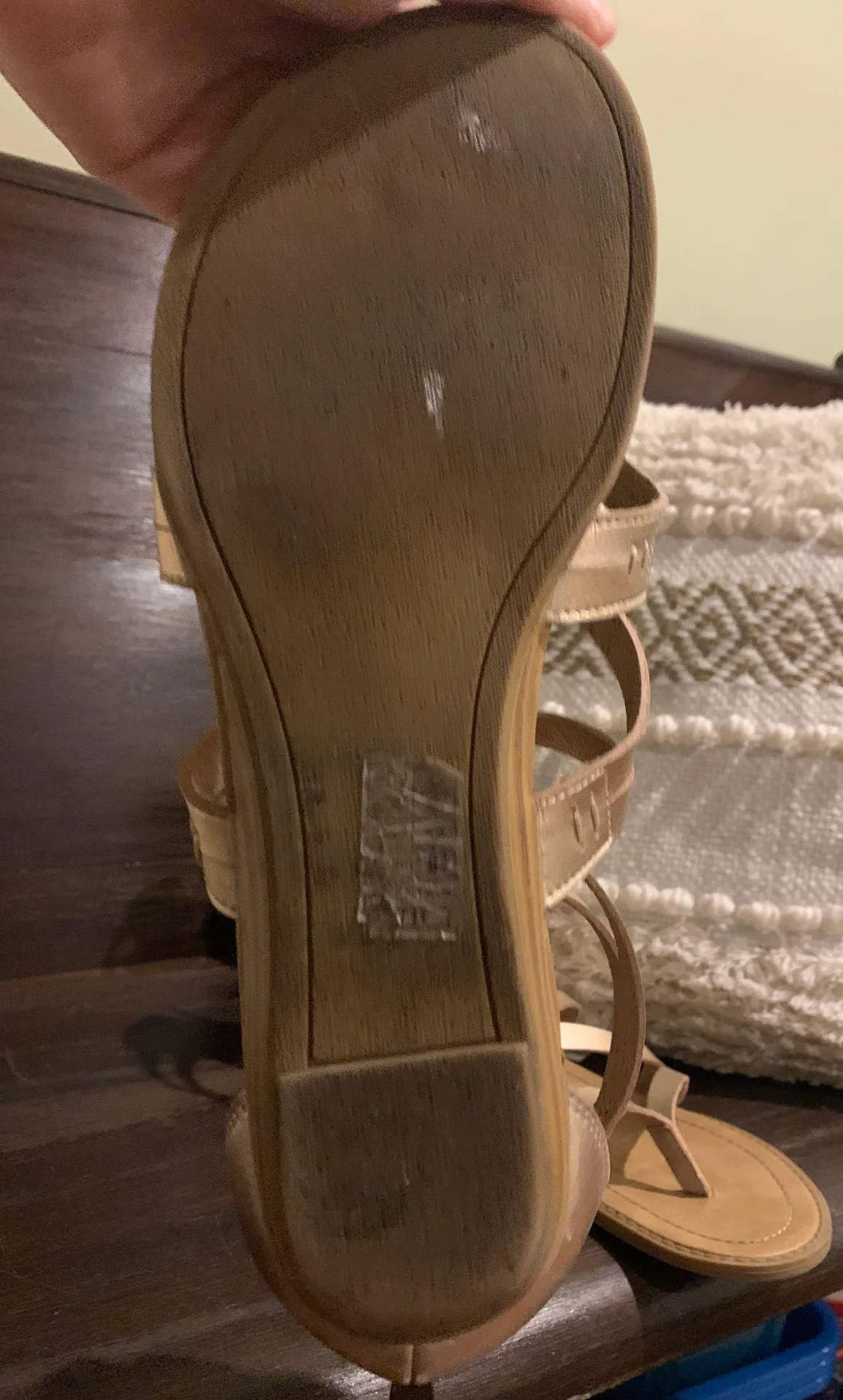 blowfish Rose Gold Sandals - Image 4