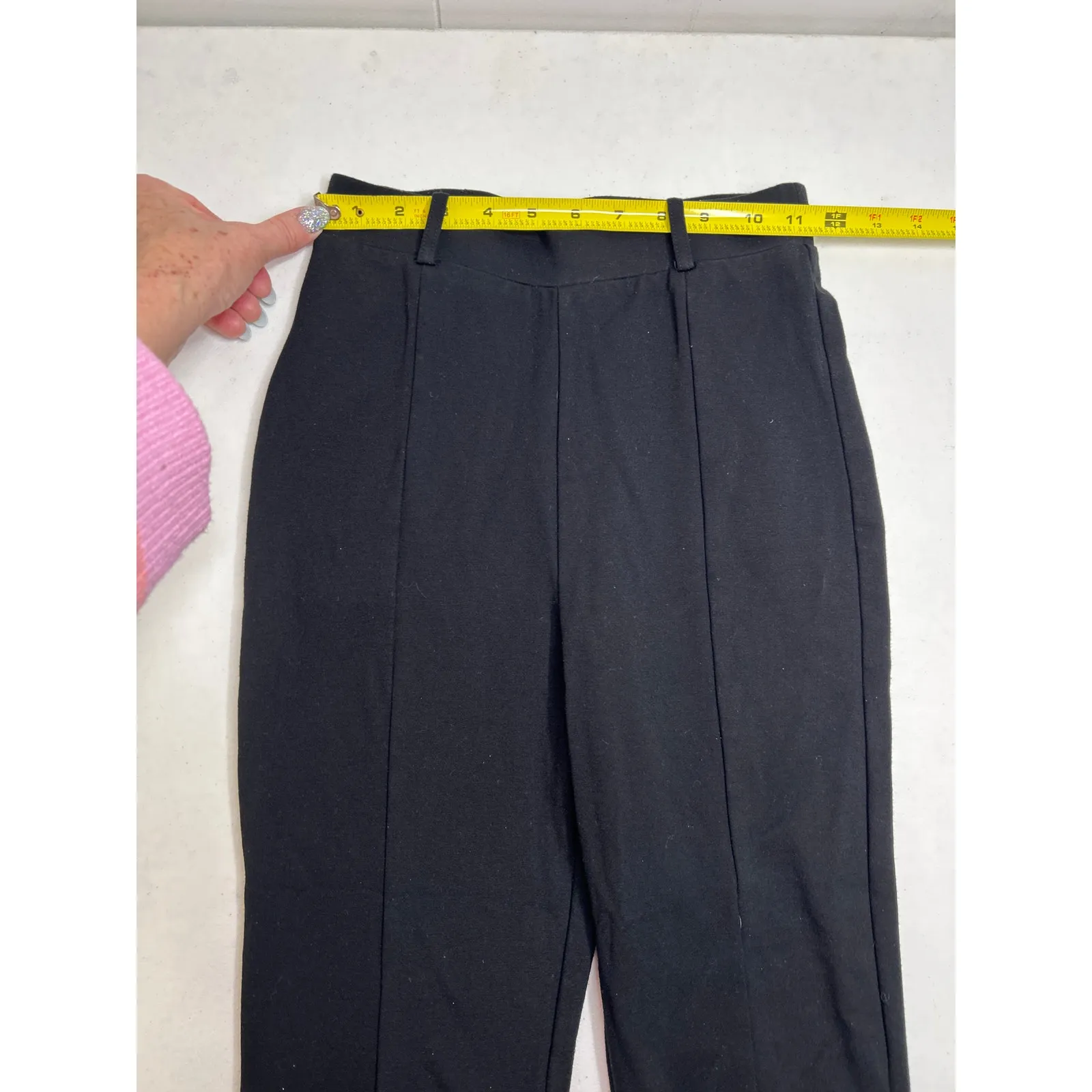 h:ours X Revolve Allison leggings with belt loops in black size XS - Image 7