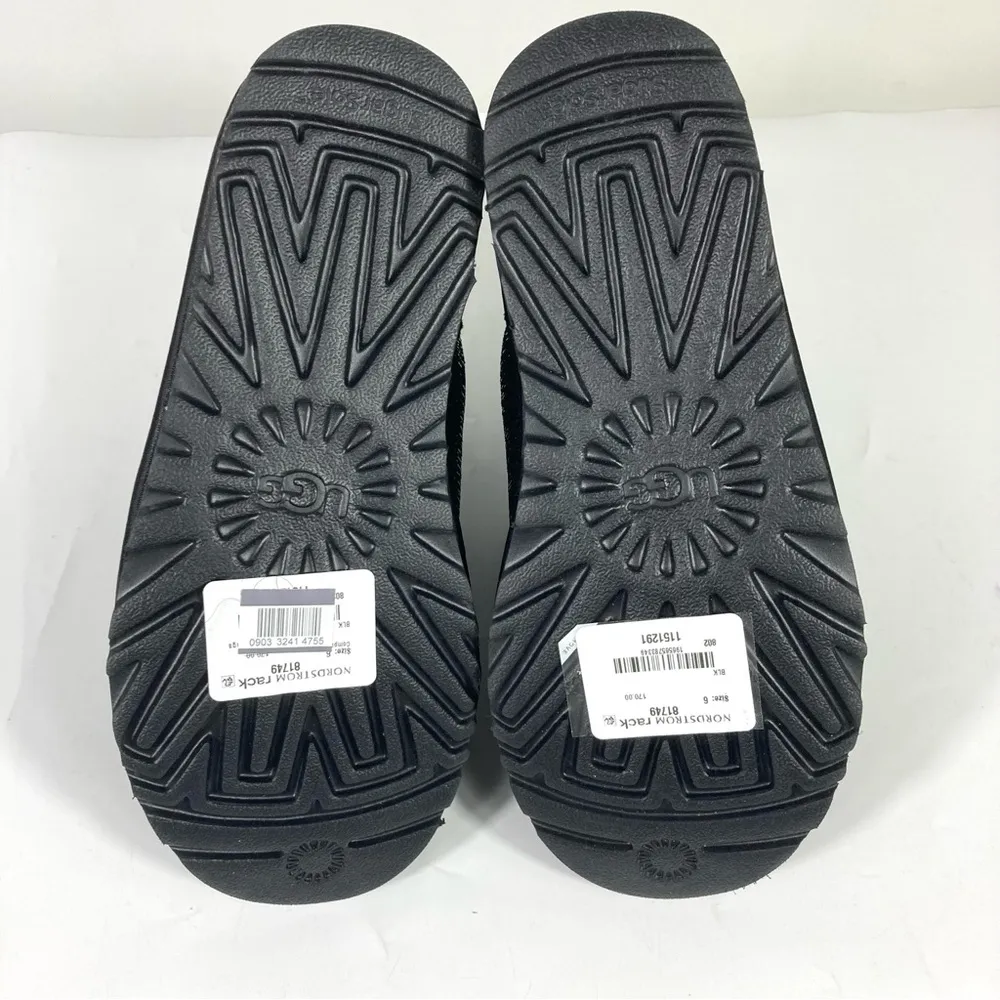 Classic Mini Mirror Ball Bootie Sequin Ankle Boots Black 6 US NEW - Image 5