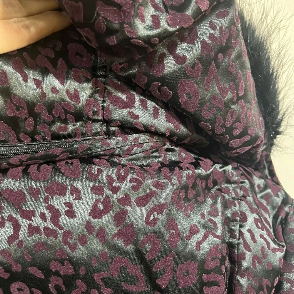 Baby Phat Cheetah Print Puffer Coat - Image 9