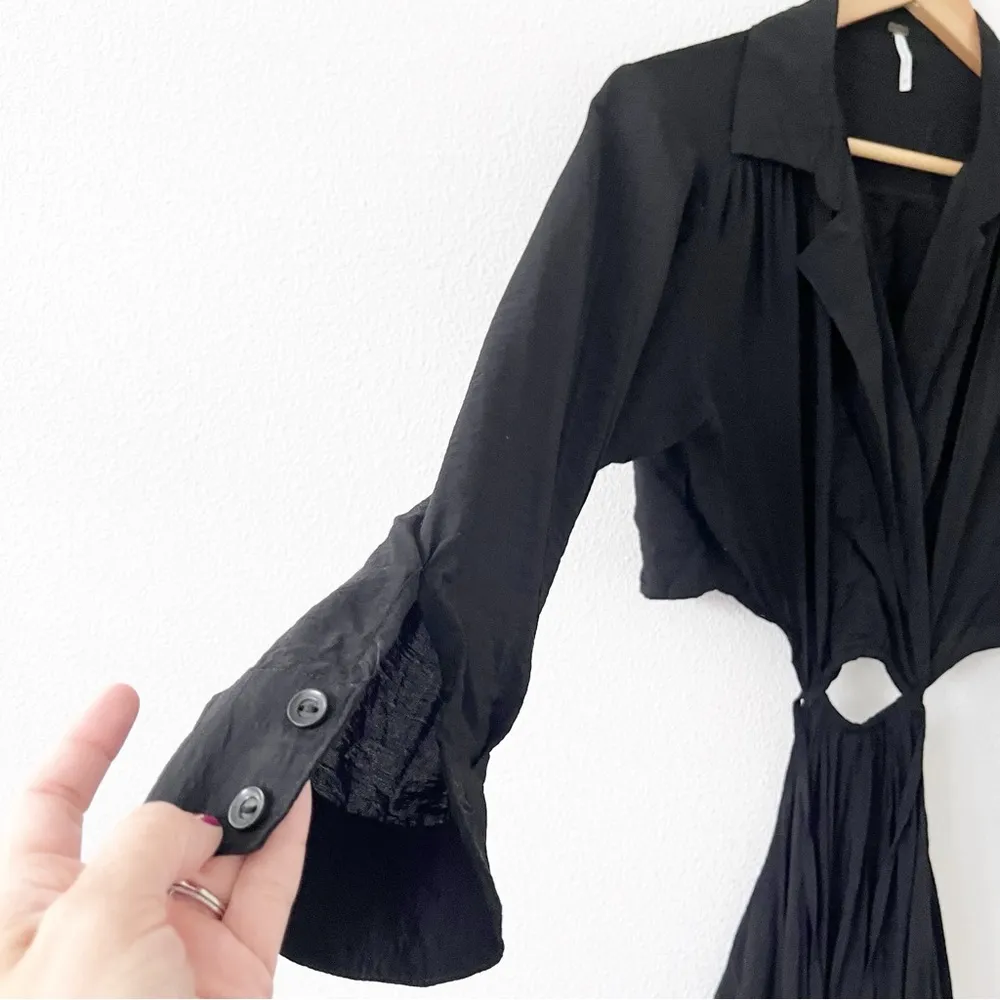 Young Fabulous & Broke Derby Cut Out Maxi Dress in Black - Image 3