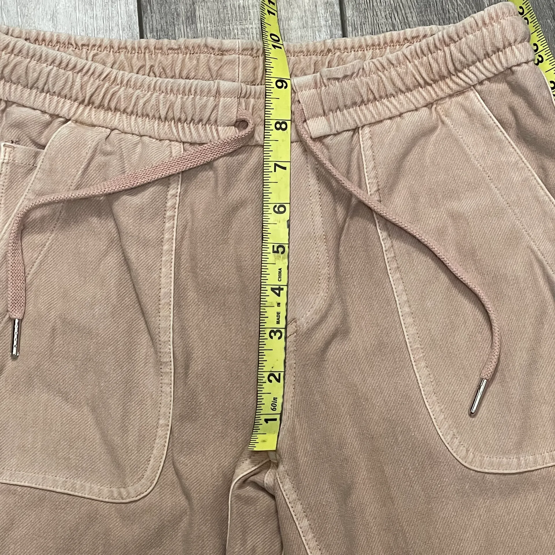 Farallon Jogger Pants Mocha Latte Color With Front & Back Pockets Sz 2P - Image 9