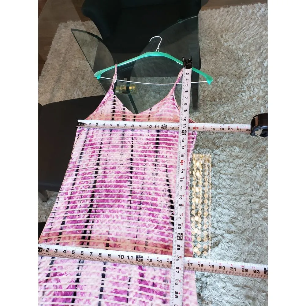 Ace Fashion Long Maxi Dress Women's M Purple Strap Casual Scoop Neck Sleeveless - Image 6