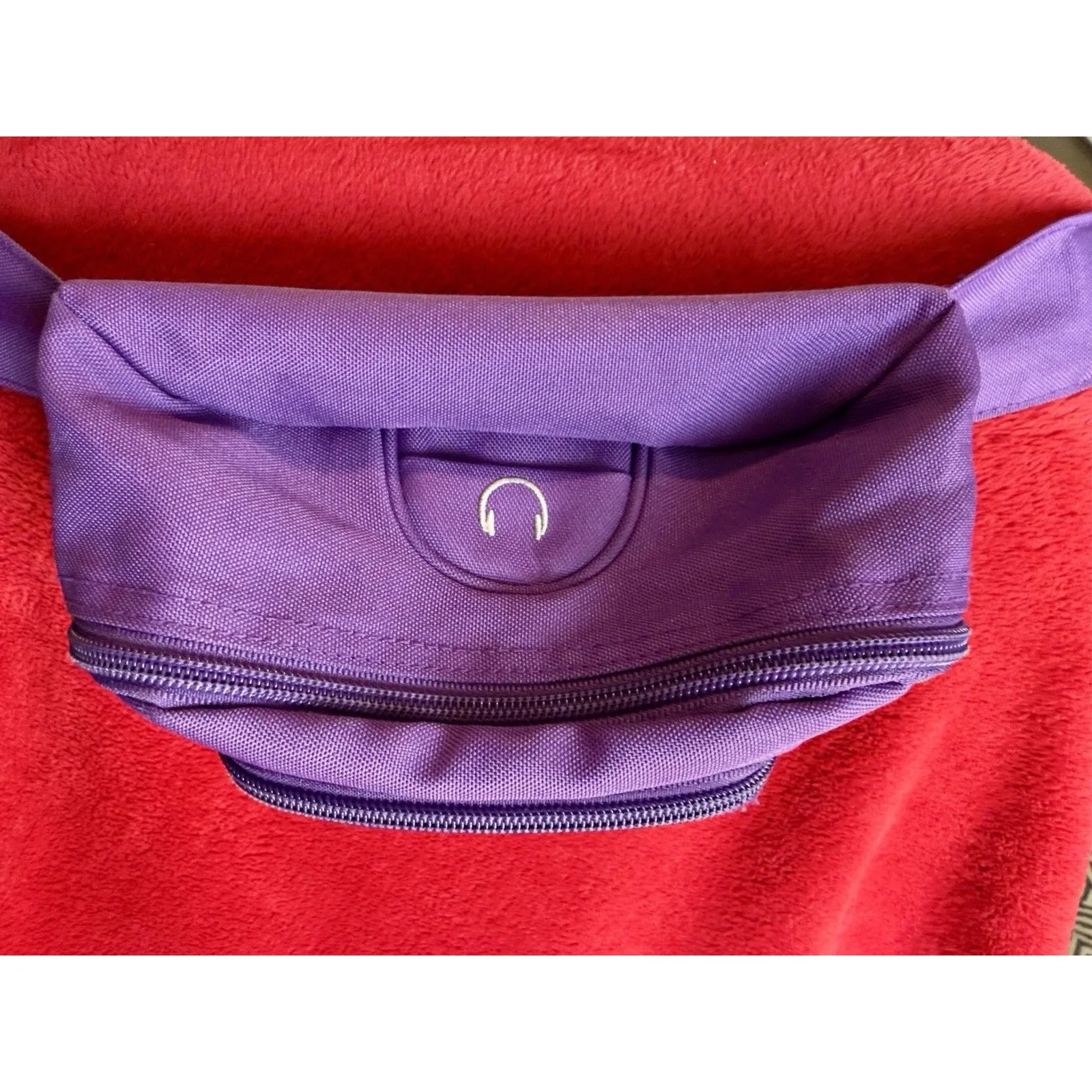 Totto Fanny Pack Purple Waistbag Hip Pouch Running Belt Bag Green - Image 5