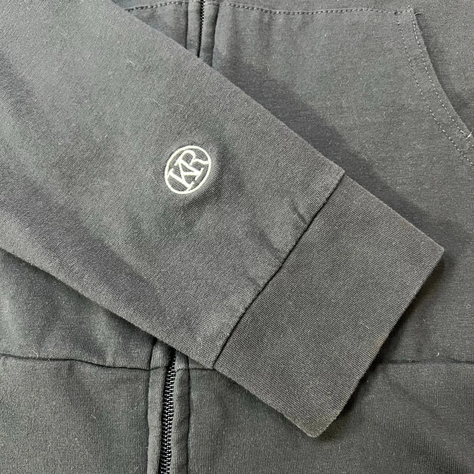 bella Womens Shirt Jacket Full Zip Lightweight High Collar Long Sleeve Black Lar Size L - Image 9