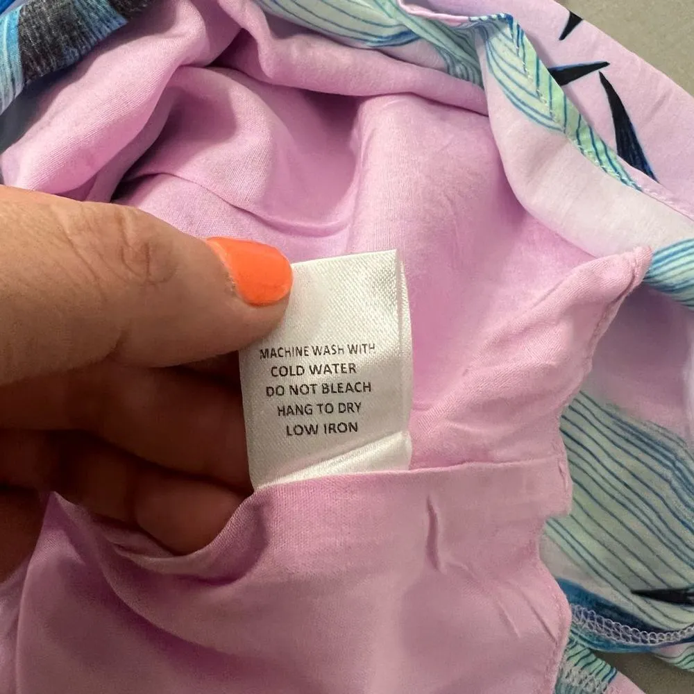 🔥5 for $25 sale🔥 VICI purple tropical floral mini tank dress - Image 12