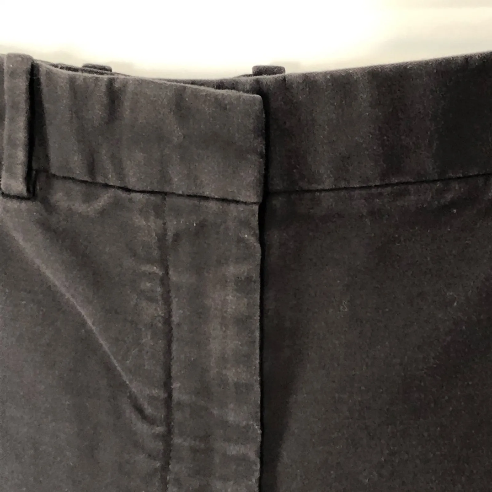Gap Tailored Stretch Black Shorts Size 8R Flat Front Khaki Style - Image 8