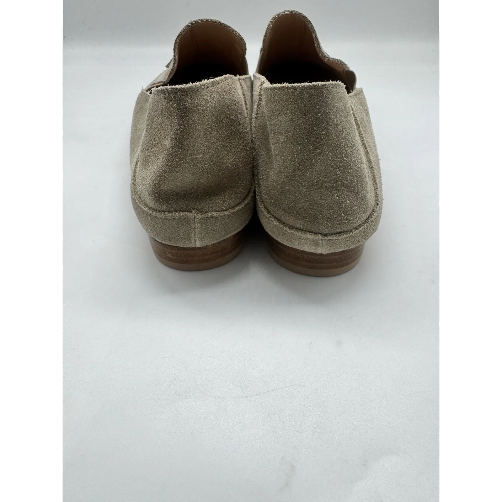 Sbicca Beige Leather Nisland Slip On Loafers Womens Size 10 Shoes - Image 7