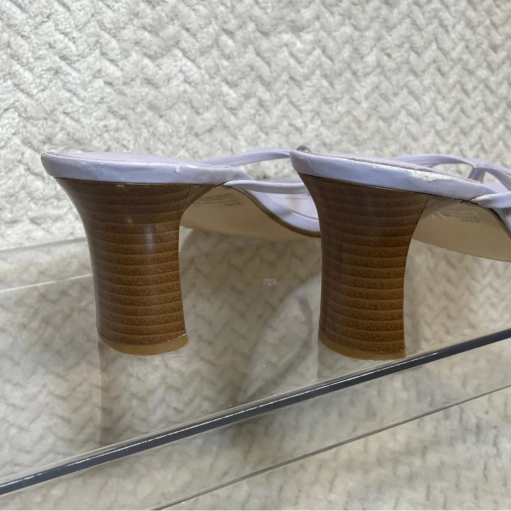 Rampage Light Purple Strappy Kitten Heels Women Size 8.5 Glam‎ EuroSummer - Image 5