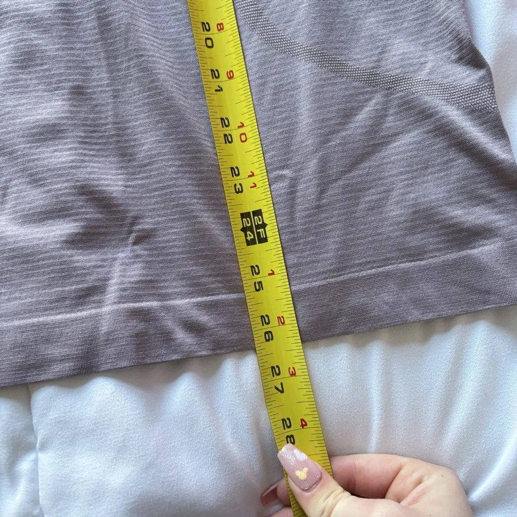 Lululemon Swiftly Speed Racerback Shine Womens Size 6 Purple Activewear Yoga - Image 3