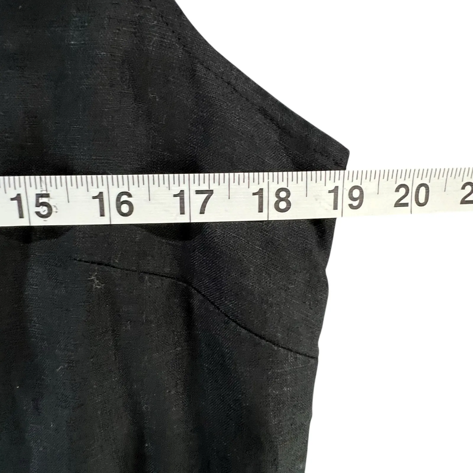 Tommy Bahama Two Palms Shift Dress Womens S Black Linen Resort Smart Casual - Image 7