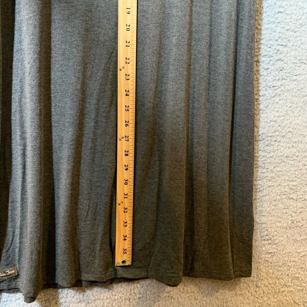 Matilda Jane Dress Womens Size XS Gray Shift Live To Teach Ruffle Sleeve Stretch - Image 8