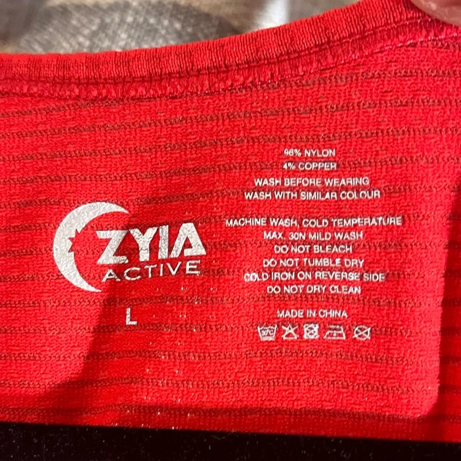 Zyia Red‎ Active Tank Size Large - Image 6