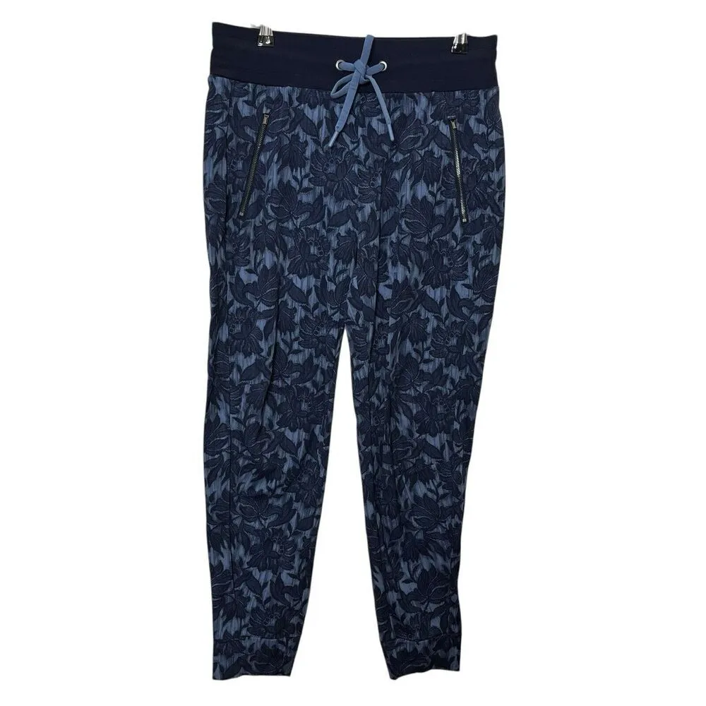 Athleta Trekkie North Jogger Pants Women’s Medium Blue Zip Pocket Tapered Casual - Image 3