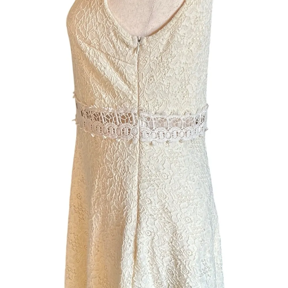 A’reve ivory lace sleeveless dress Size M - Image 7