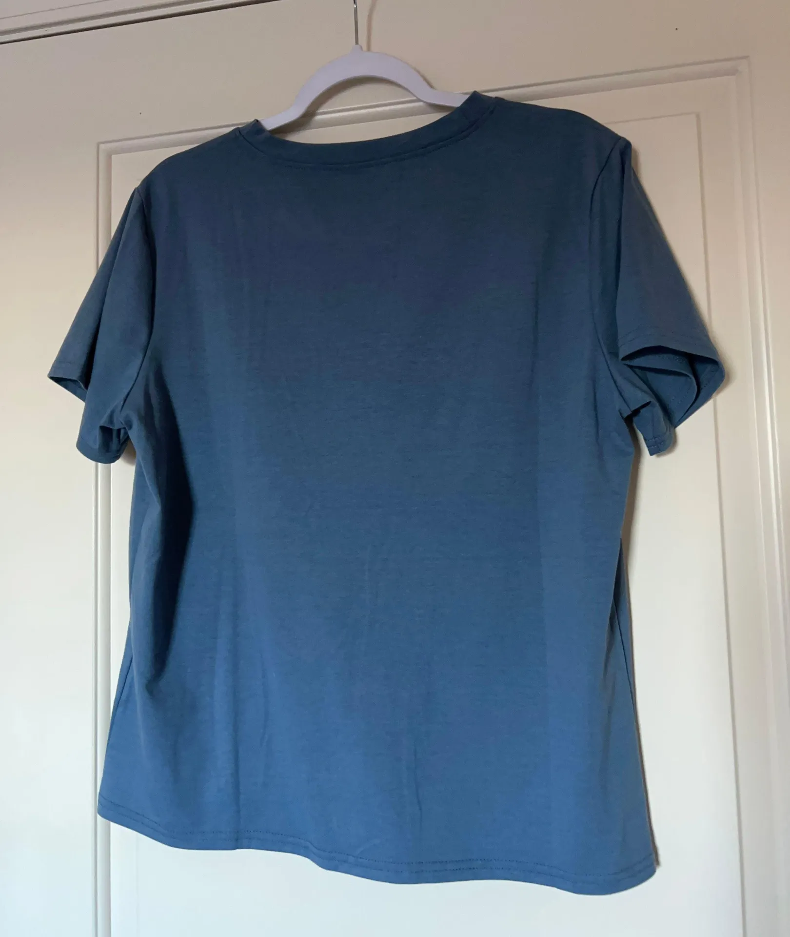 Cute Vintage Style Country T Blue Size M - Image 3