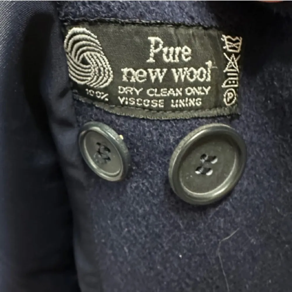 Vintage CityLife‎ Wool Full Length Coat Size 12 - Image 6