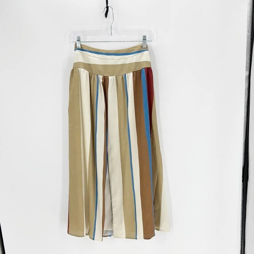 Banana Republic DROP-WAIST MAXI SKIRT Swimming Hole Blue size 00 petite - Image 3