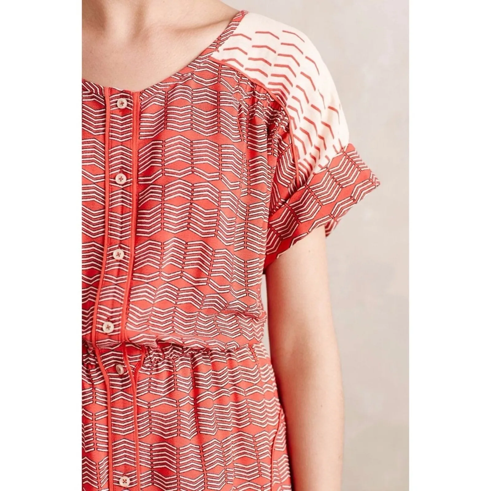 Anthropologie Maeve Veronia Shirt‎ Dress Small - Image 3