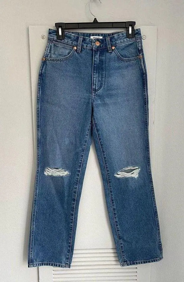 Wrangler Wild West High Rise Straight Jeans - Image 3