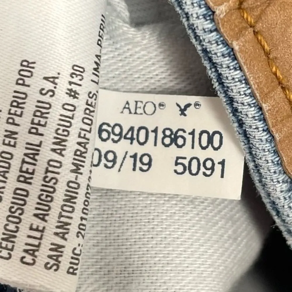 American Eagle Ne(X)T Level Flex Ankle Jeans Blue Size 26x28 - Image 9