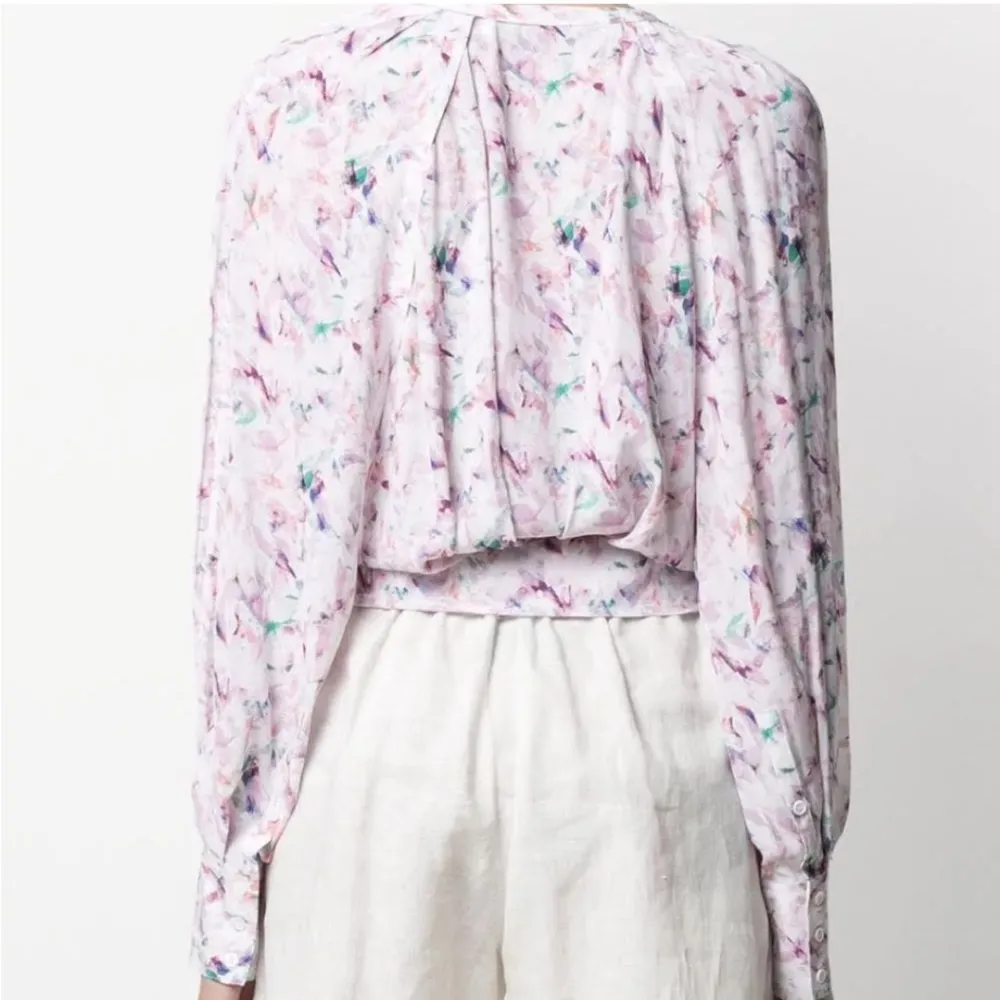 Iro Azza Abstract Print Blouse - Image 3