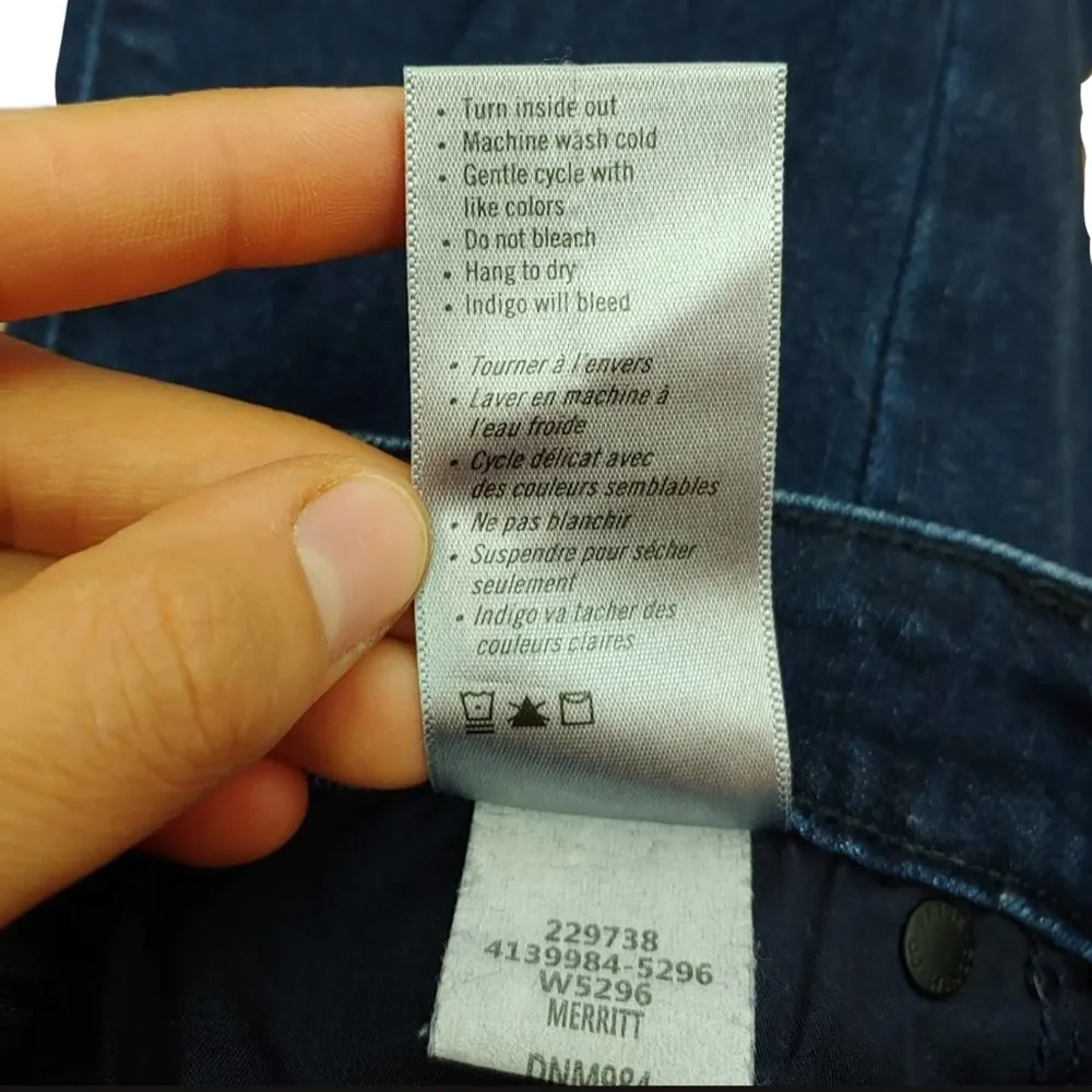 PAIGE Merritt Ruffle Hem Cropped Jeans Women’s 26 - Image 10