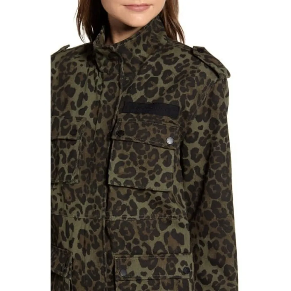 💕AVEC LES FILLES💕 Cotton Cargo Jacket ~ Leopard - Image 6