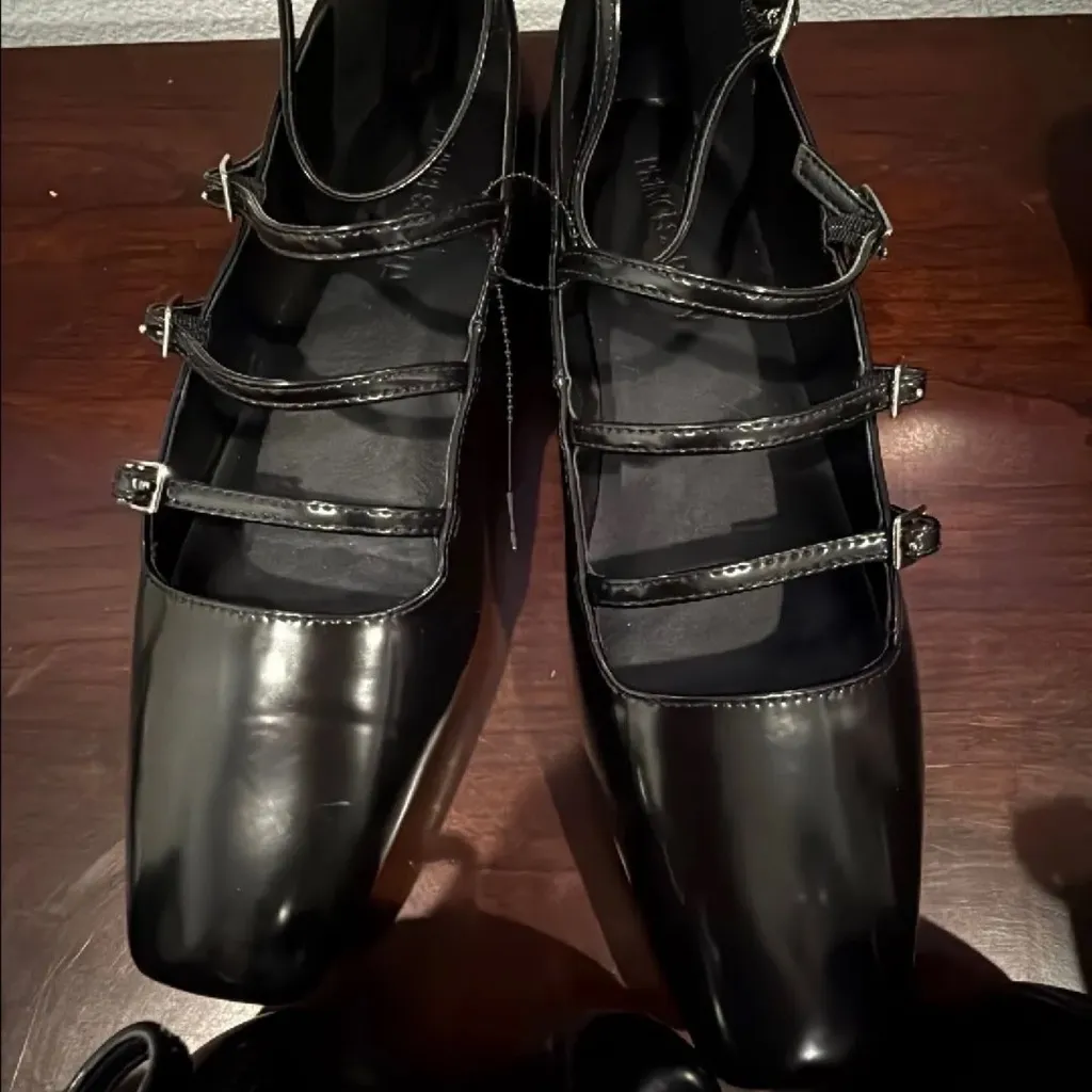 Princess Polly Zumma Flats patent black - Image 8