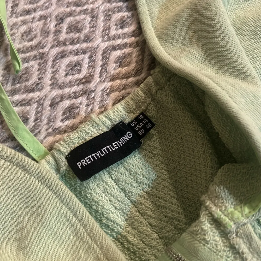 PrettyLittleThing Green Cotton Corset Halter Top Size 14‎ - Image 5