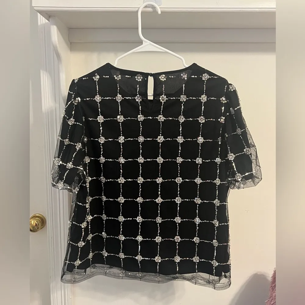 Adrianna Papell Sequined Blouse - Image 5