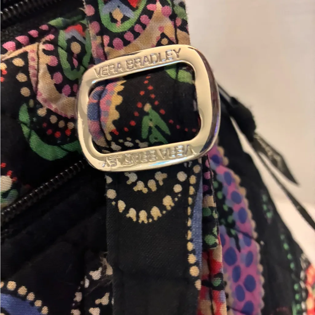 Vera Bradley retired Kiev Paisley Crossbody w/ Chic Buds USB Power Charger Bank - Image 3