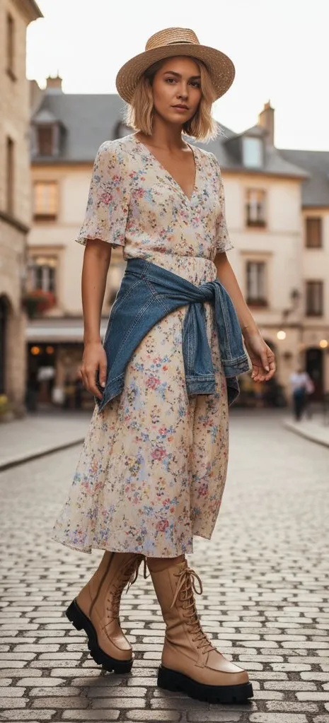 Free People Jones Lug Sole Lace Up Boots Tan Size 11 NIB - Image 2