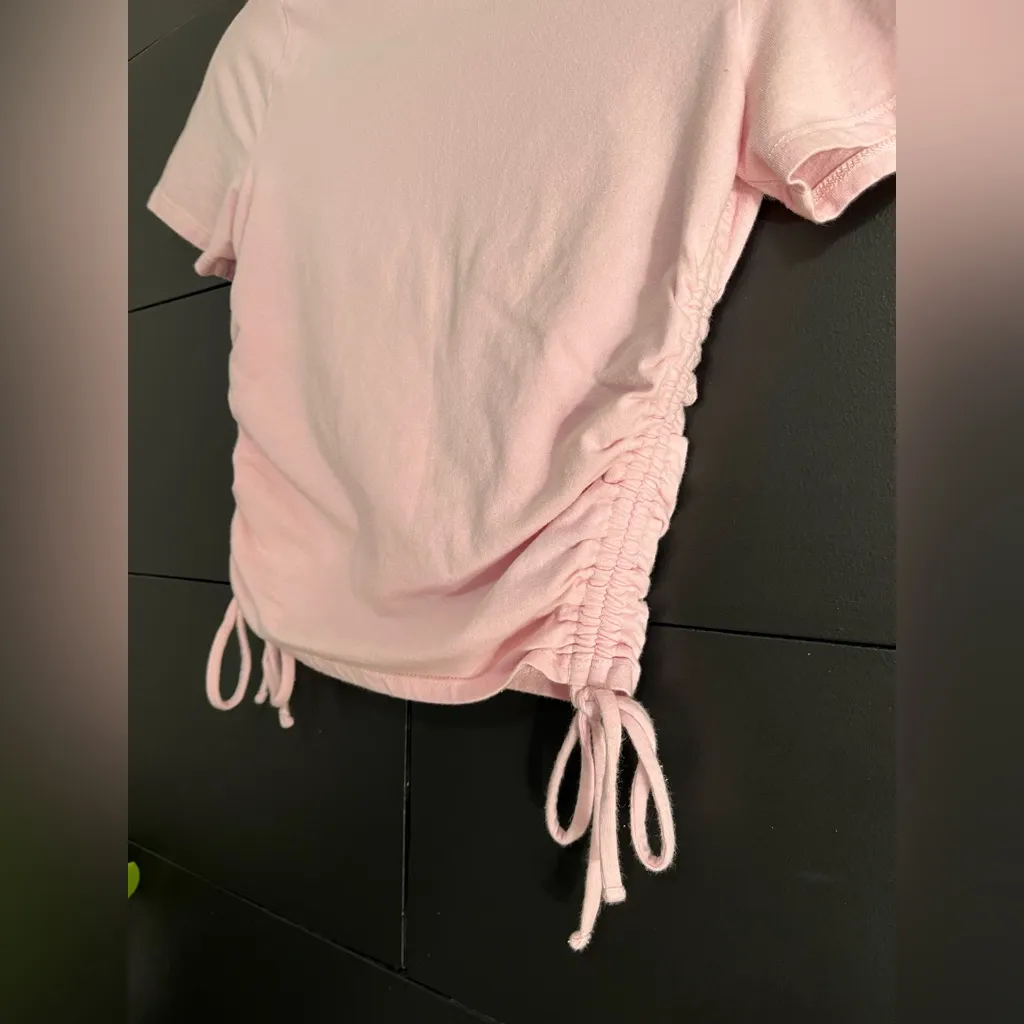 HOLLISTER Must Have Collection Pink Baby Tee Women’s Sz S EUC - Image 2