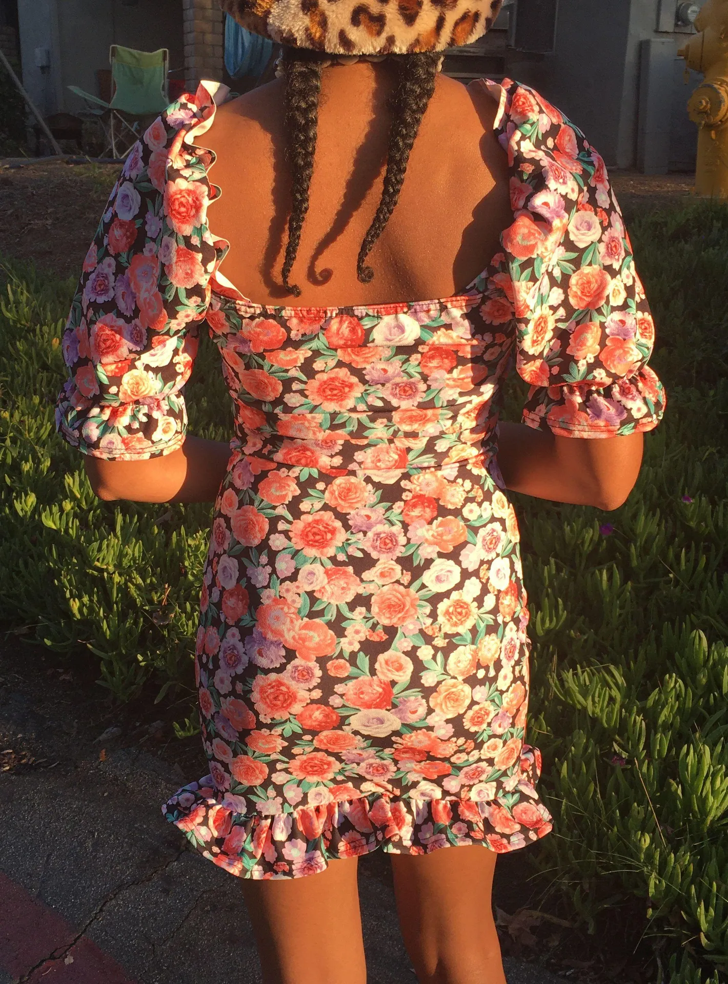 Floral Mini Dress - Image 5