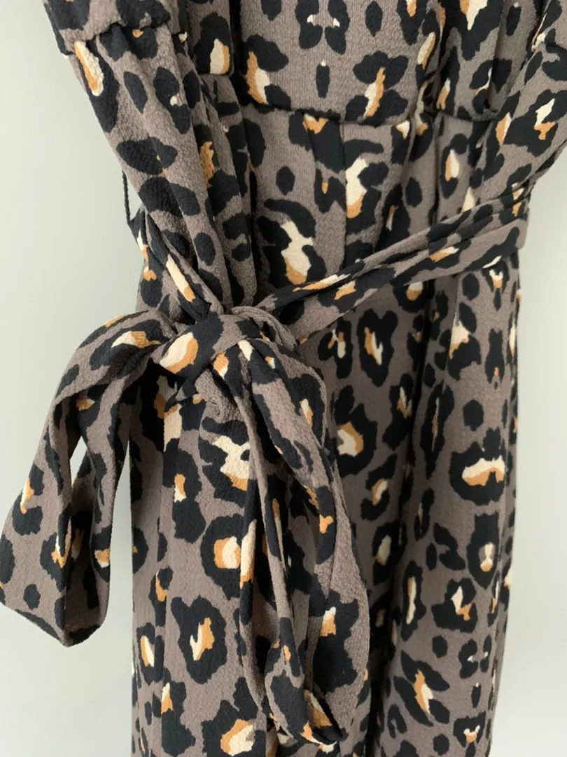 Adrienne Leopard Romper - Image 4