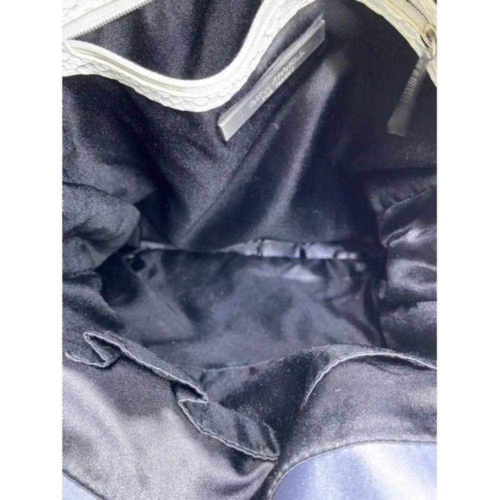 Devi Kroell Shoulder Bag Black Nylon Fabric Tote - Image 12