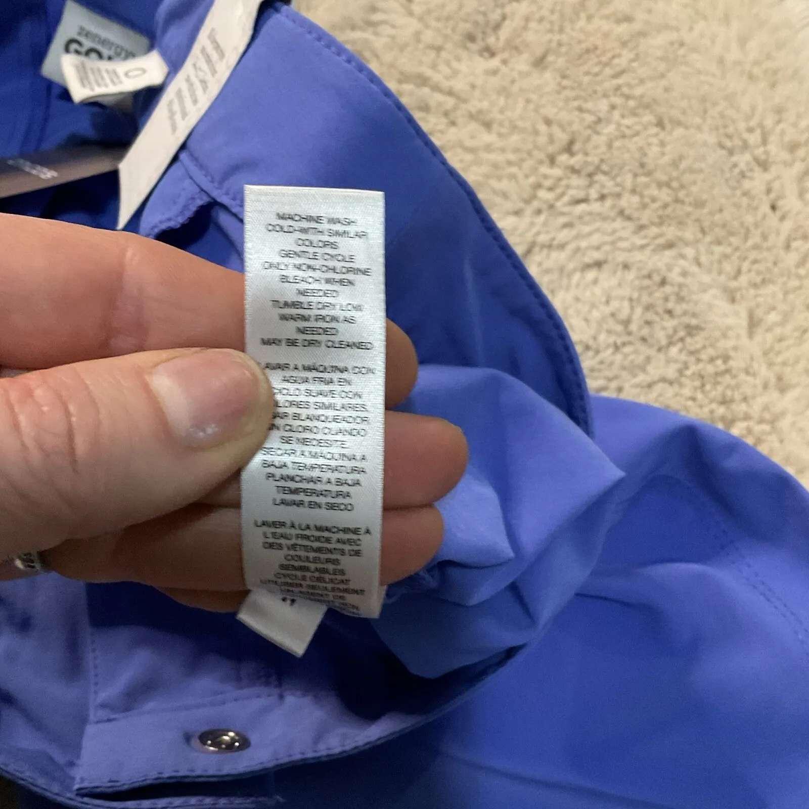 Zenergy Golf By Chico's Womens Hannah Short Purple Size 0 Zip Pocket NWT Bermuda - Image 7