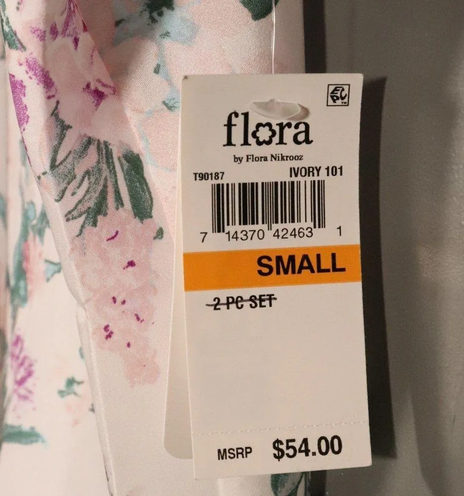 NWT Flora Nikrooz Pajama Floral Tank Size Small - Image 9